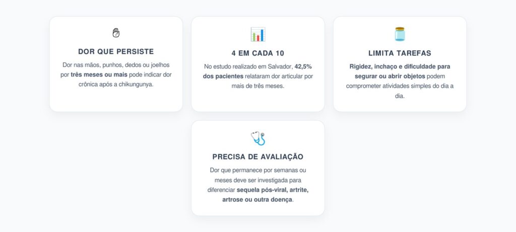 Dor nas Mãos por 3 Meses Pode Ser Sequela da Chikungunya