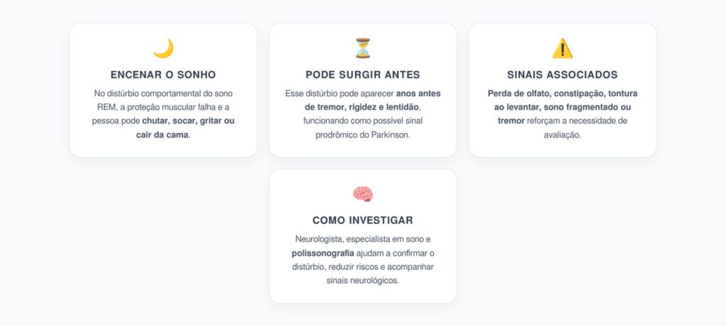 Chutar e Gritar Durante o Sono Pode Antecipar Sinais de Parkinson em Anos