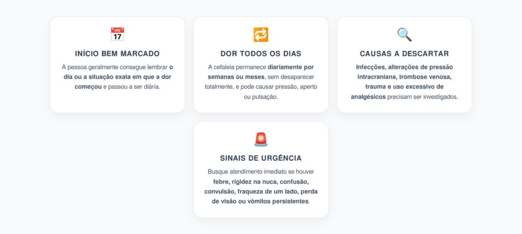 Cefaleia Diária Persistente: Dor que Começou de Repente e Não Passa