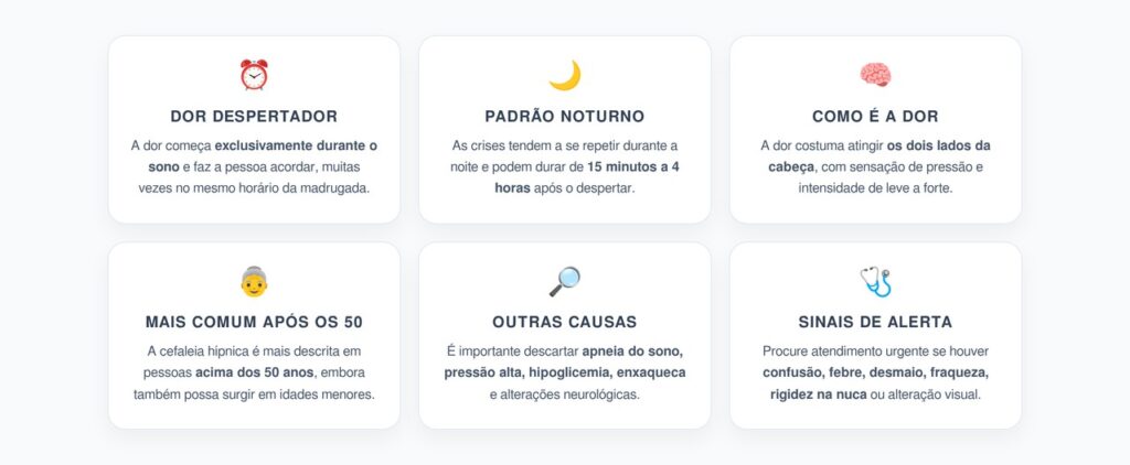 Cefaleia Hípnica: Dor de Cabeça que Acorda Durante o Sono