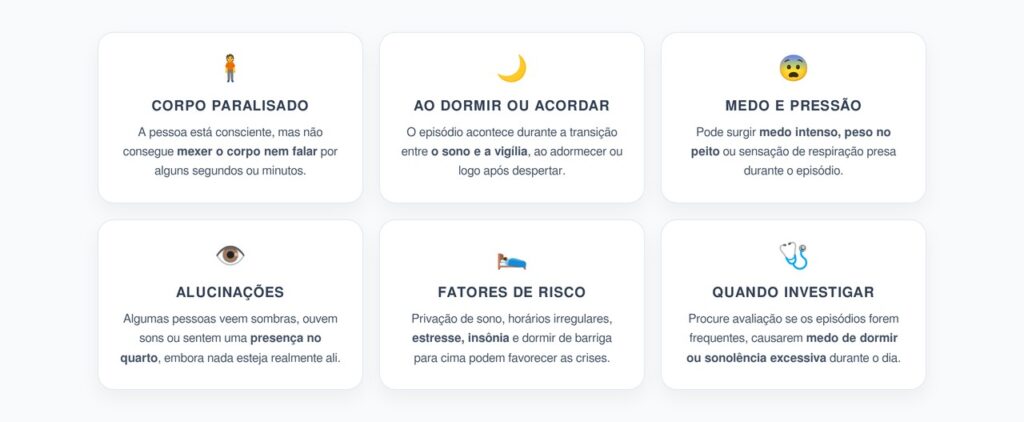 Paralisia do Sono: Sinais de que o Corpo Travou ao Acordar