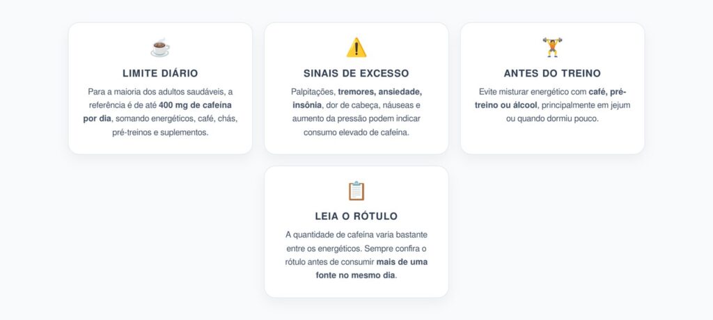 Energético e Cafeína: Quando a Soma das Doses Pode Virar Excesso