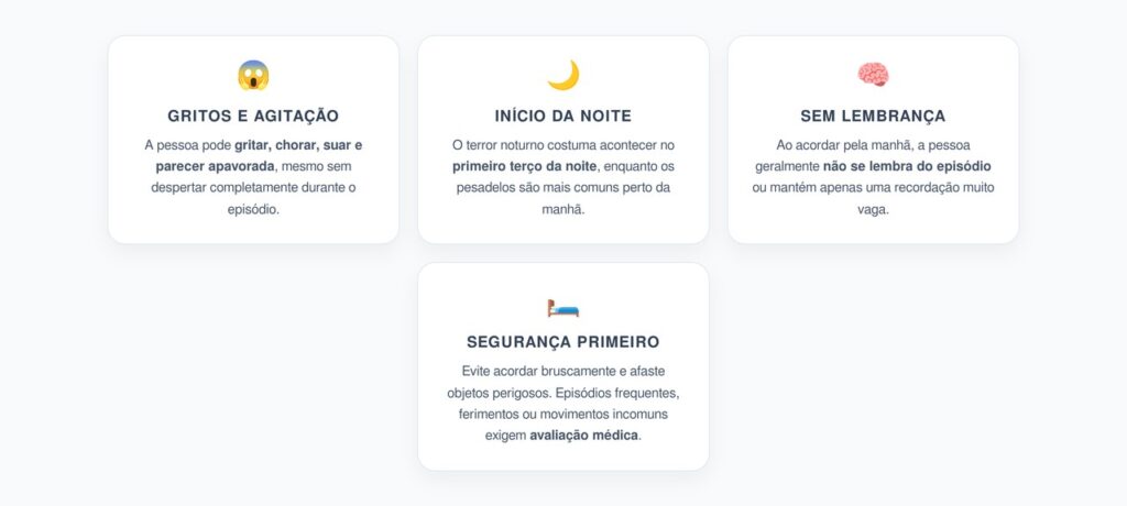 Terror Noturno: Gritos no Início da Noite e Nenhuma Lembrança ao Acordar