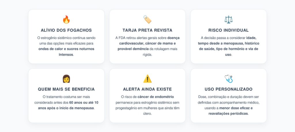 Terapia Hormonal na Menopausa: 6 Mudanças Após a Retirada da Tarja Preta