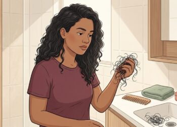 Um levantamento indica que mulheres com queda de cabelo intensa apresentam ferritina abaixo do ideal no exame de sangue