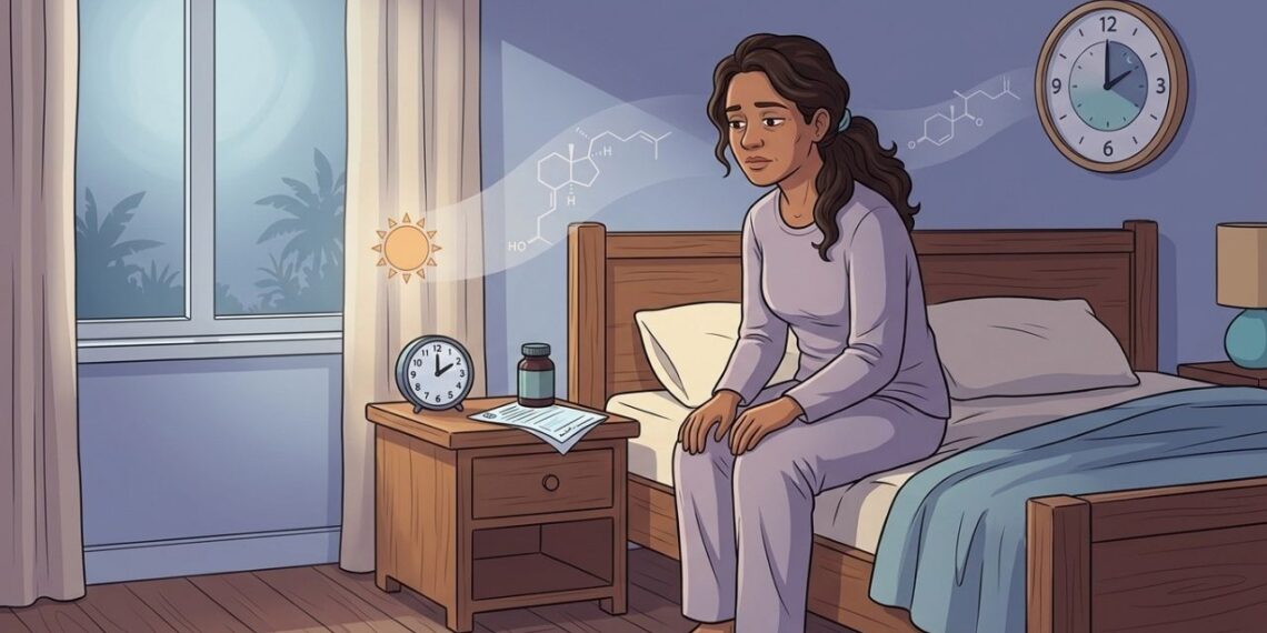 Uma pesquisa aponta que adultos com insônia crônica apresentam níveis menores de vitamina D no sangue