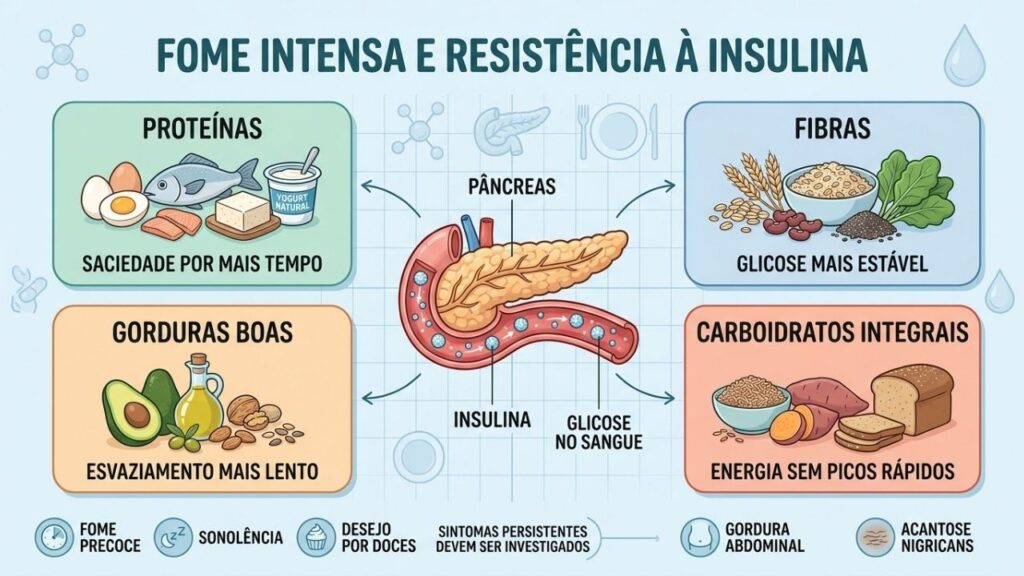 Proteínas, fibras, gorduras boas e integrais ajudam a estabilizar a glicose.