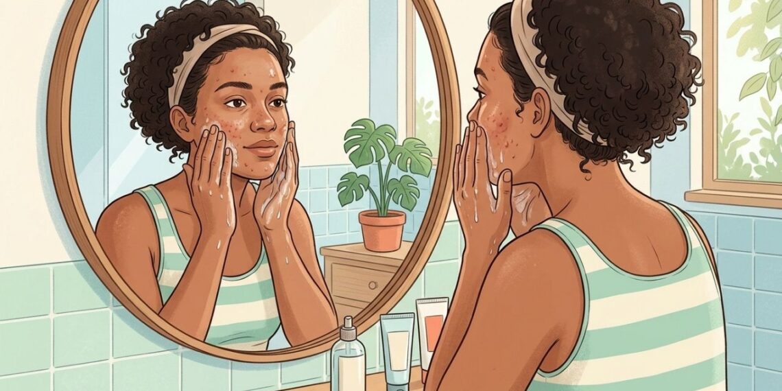 Como melhorar a qualidade da pele para reduzir naturalmente a oleosidade e as espinhas persistentes no rosto