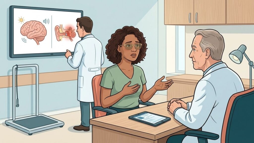 Origem, duração, gatilhos e tratamento diferenciam enxaqueca vestibular de labirintite.