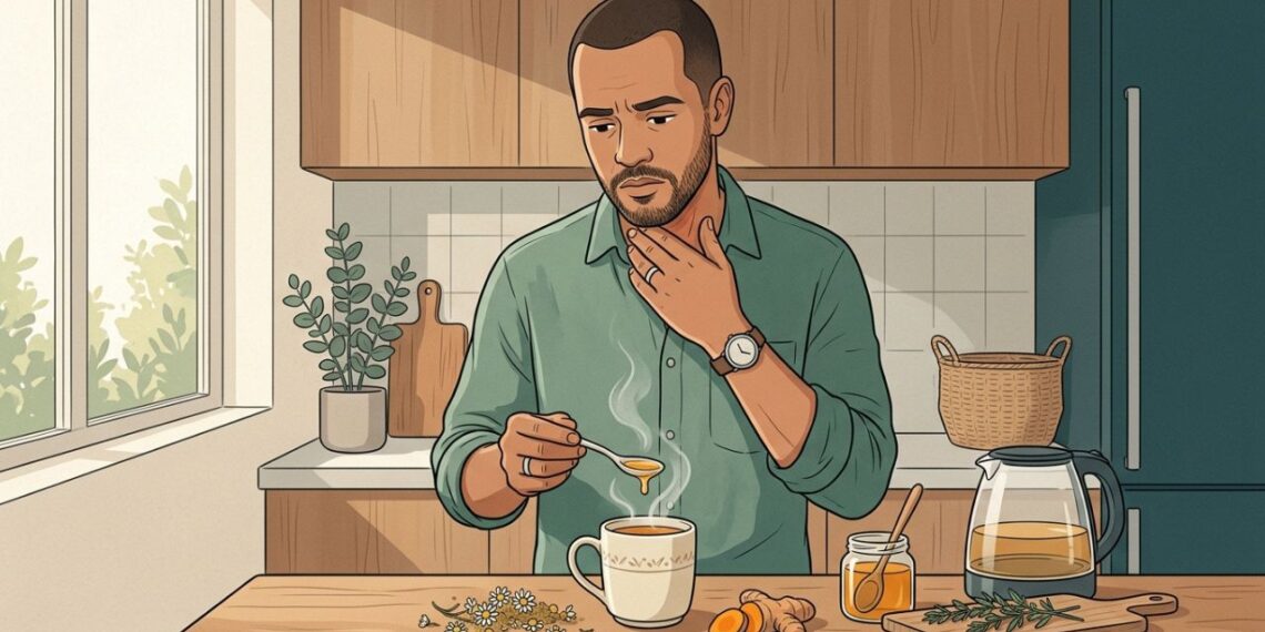 6 chás para dor de garganta que ajudam a aliviar ardência e incômodo ao engolir