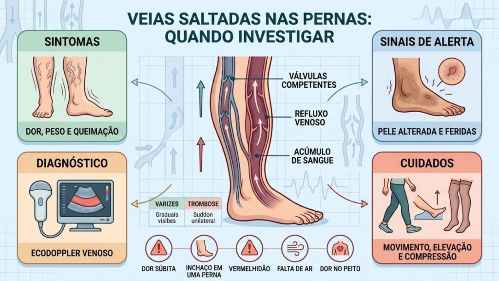Sintomas, Doppler e cuidados ajudam a identificar e controlar insuficiência venosa.