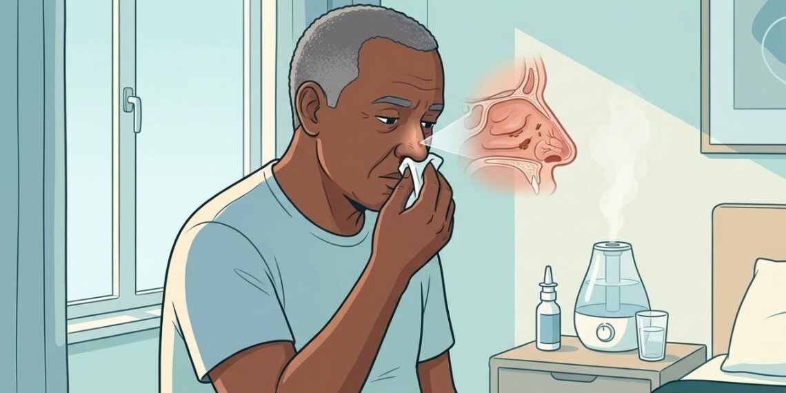 O nariz sangra ao acordar nos dias frios e secos? O ressecamento da mucosa pode explicar