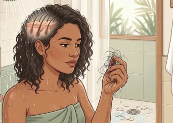 Queda de cabelo intensa no banho sem qualquer causa evidente pode ser um sinal frequentemente esquecido de clara deficiência de zinco