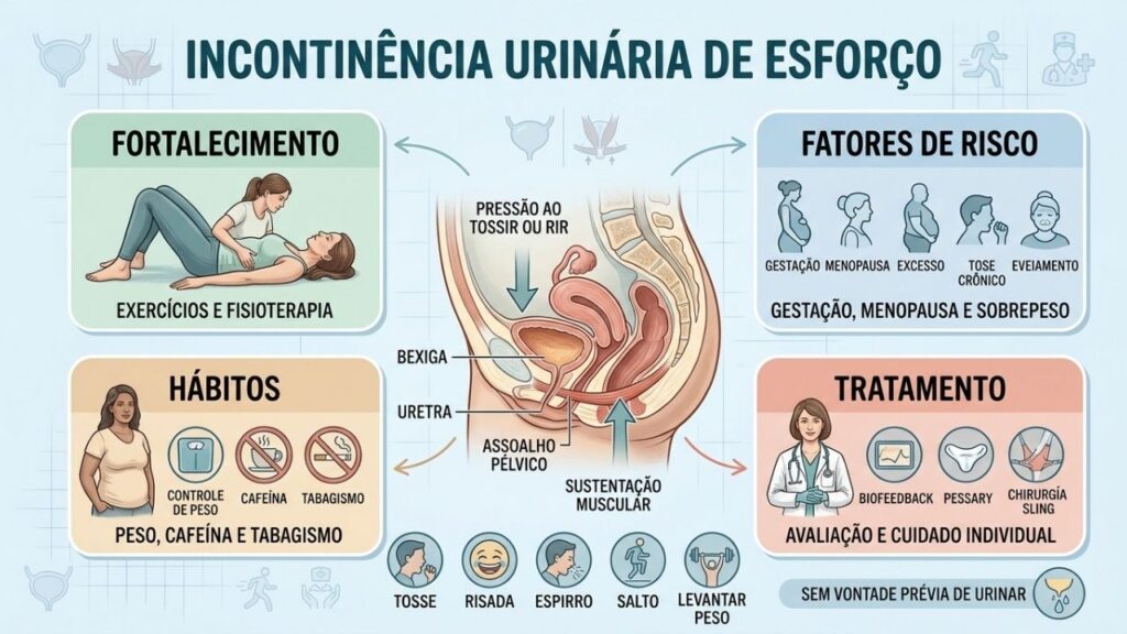 Fortalecimento pélvico, hábitos saudáveis e tratamento adequado ajudam a controlar os escapes.