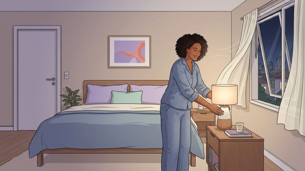 Quarto sem circulação de ar pode deixar o sono menos reparador.