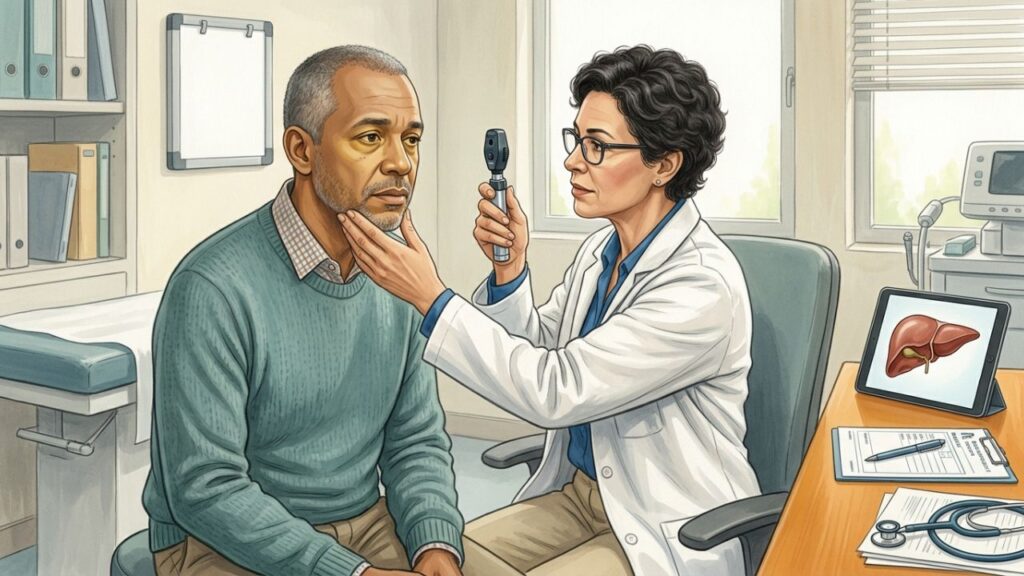 Pele, olhos e hematomas podem indicar sinais silenciosos de problema hepático.