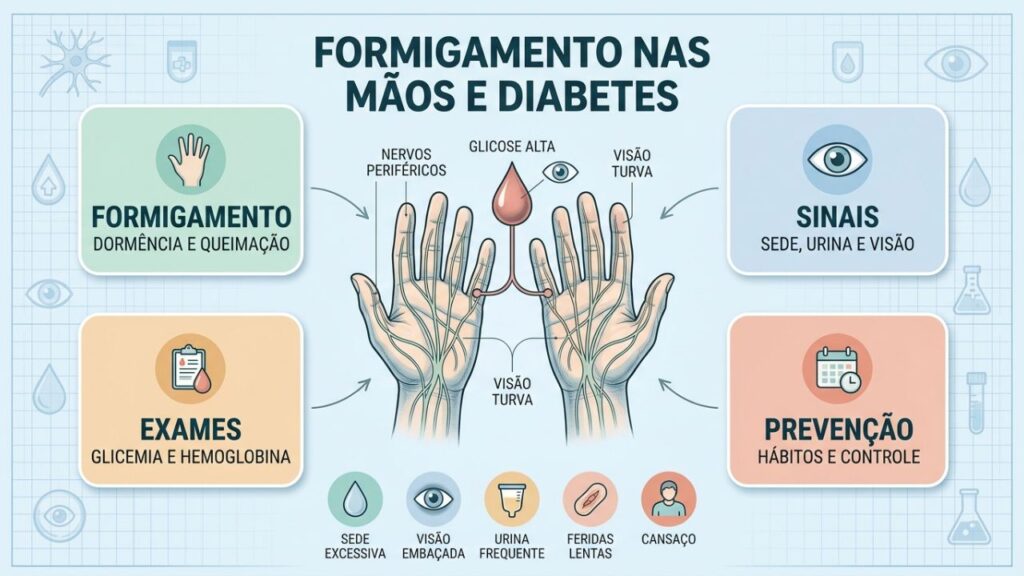 Sintomas, exames e prevenção ajudam a identificar neuropatia diabética precoce.