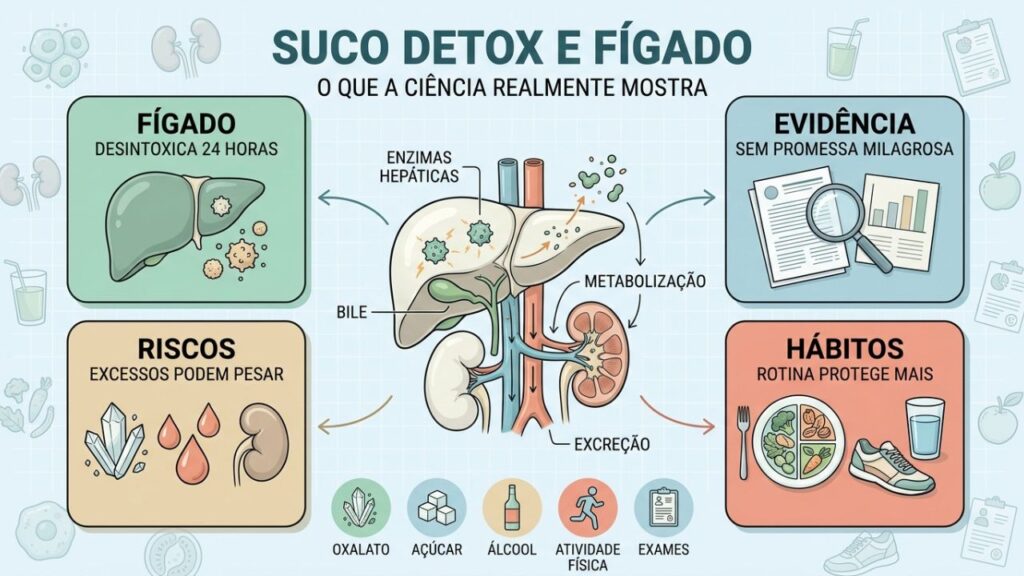Ciência, riscos e hábitos reais explicam a saúde do fígado.