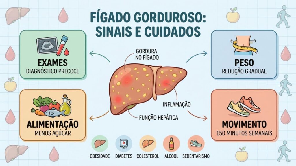 Exames, peso saudável, alimentação e movimento ajudam a proteger o fígado.