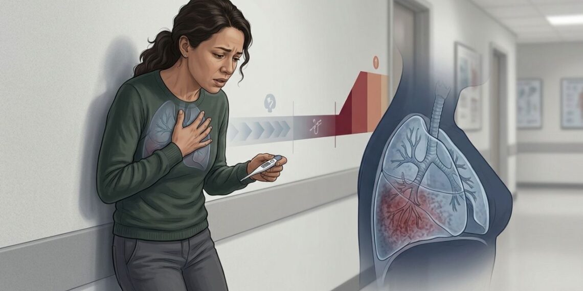 A febre que volta depois de a gripe parecer melhorar não faz parte da recuperação e pode indicar uma complicação