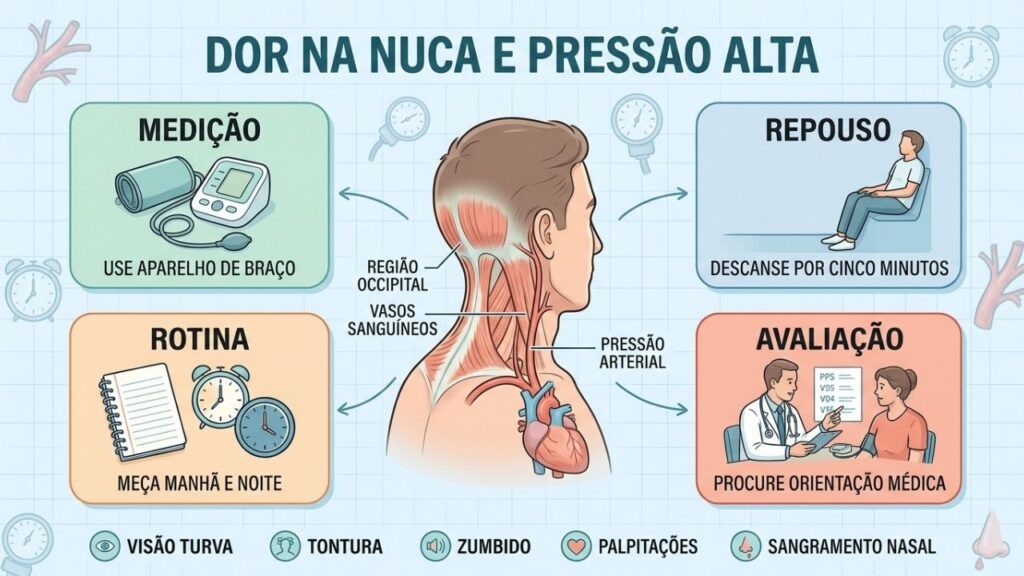 Medição, repouso, rotina e avaliação orientam a investigação da pressão alta.