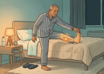 O que significa ter câimbras nas pernas durante a noite?