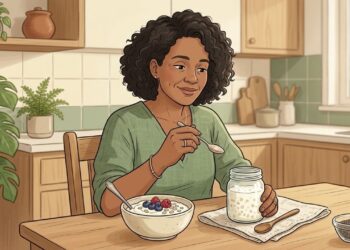 Iogurte natural ou kefir no dia a dia: qual ajuda mais na imunidade, na digestão e no inchaço