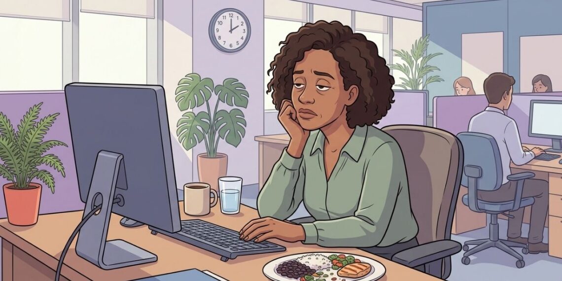 Sentir sono forte logo depois do almoço não é apenas cansaço normal do dia: pode ser sinal precoce de resistência à insulina ou apneia do sono não diagnosticada