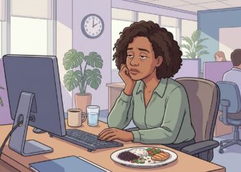Sentir sono forte logo depois do almoço não é apenas cansaço normal do dia: pode ser sinal precoce de resistência à insulina ou apneia do sono não diagnosticada
