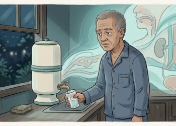 O que significa sentir muita sede durante a noite?