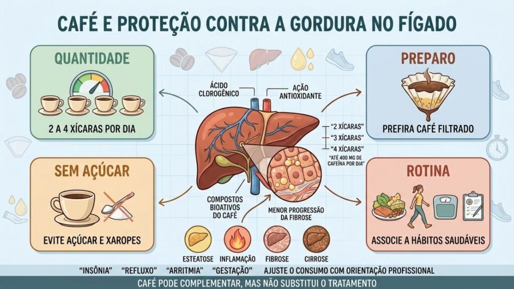 Quantidade, preparo, horário e estilo de vida orientam o consumo protetor de café.