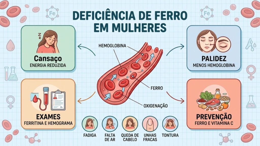 Sintomas, exames e alimentação ajudam a identificar e prevenir anemia.