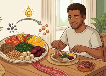 A maioria das pessoas se concentra em carne vermelha quando pensa em ferro, mas é importante variar os alimentos para também absorver vitamina C e cuidar do sangue