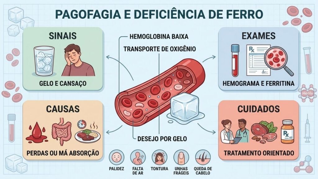 Sinais, exames, causas e cuidados ajudam a identificar a deficiência de ferro.