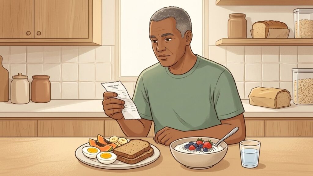 Ovo e iogurte saciam, mas proteína, fibras e porções mudam o resultado.