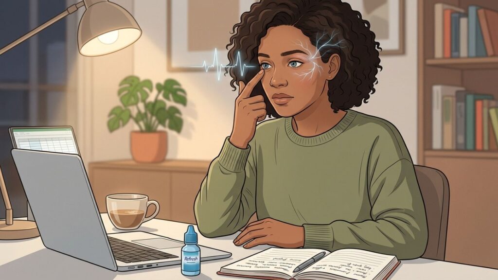 Pausas visuais, descanso e menos cafeína ajudam a reduzir episódios.