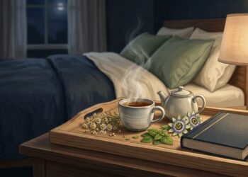 Chás que ajudam a relaxar antes de dormir e como escolher o melhor para você
