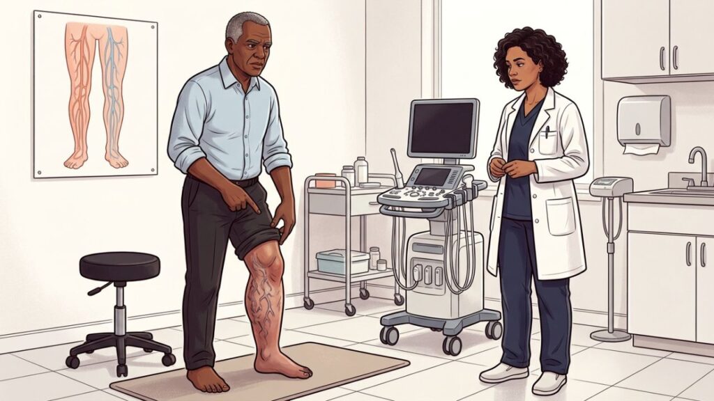 Inchaço em apenas uma perna exige avaliação vascular no mesmo dia.