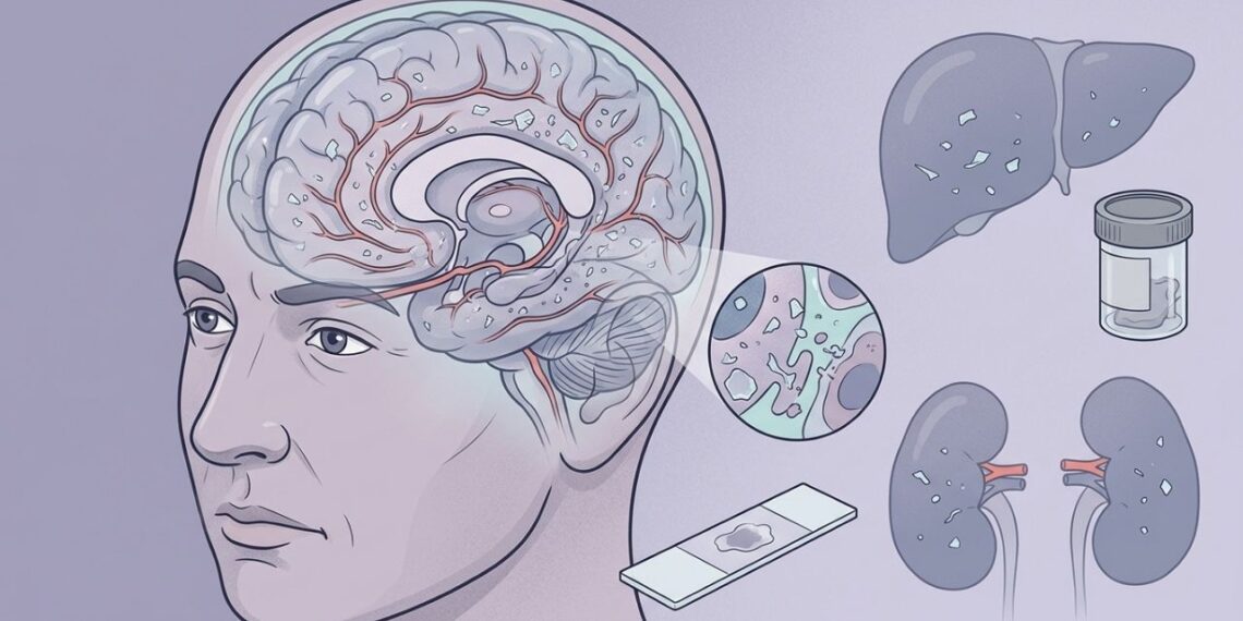Uma análise revela que pacientes com demência apresentam quantidades ampliadas de nanoplásticos no tecido cerebral