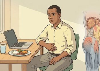 A gordura no fígado não depende apenas da alimentação e o tempo sentado também pesa no risco