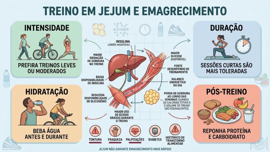 Intensidade, duração, hidratação e alimentação definem segurança e resultado do treino.