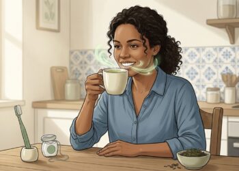 O chá verde pode ser mais do que um aliado do metabolismo; ele também pode ajudar na saúde bucal