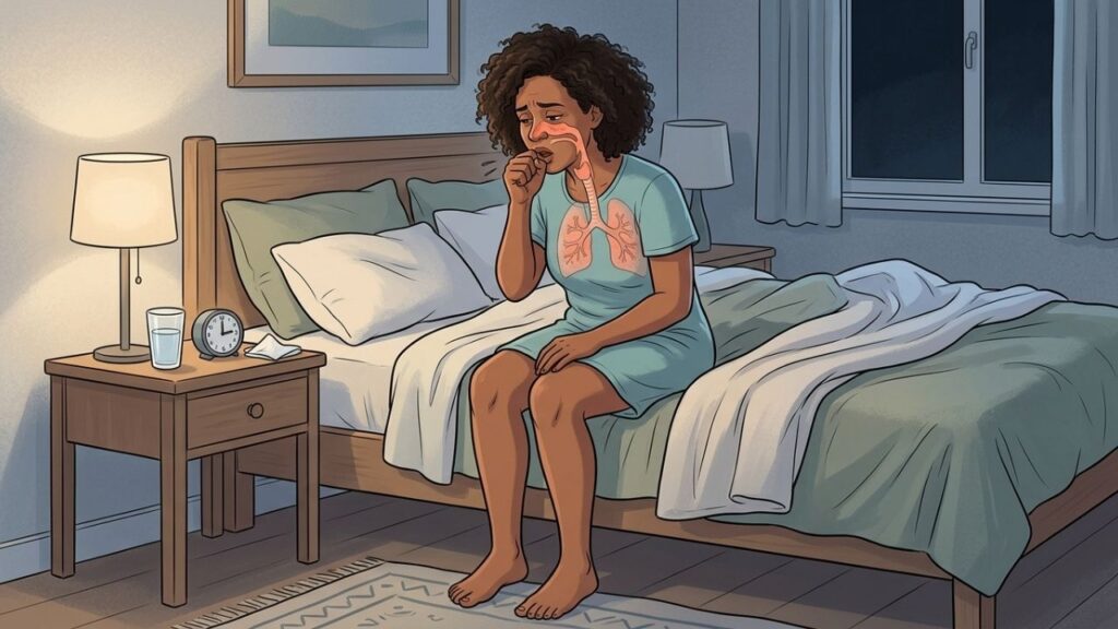Tosse noturna ou ao amanhecer pode ser manifestação de asma tossígena.