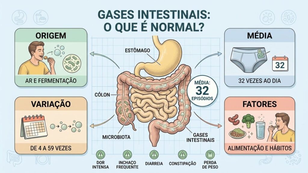 A média diária varia, mas dor, inchaço e emagrecimento exigem avaliação médica.