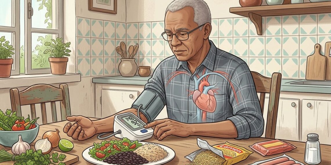 Sal escondido nos alimentos: onde está o sódio que mais eleva a pressão no dia a dia