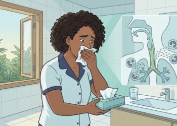 Catarro verde ao acordar não significa sempre que existe uma infecção bacteriana