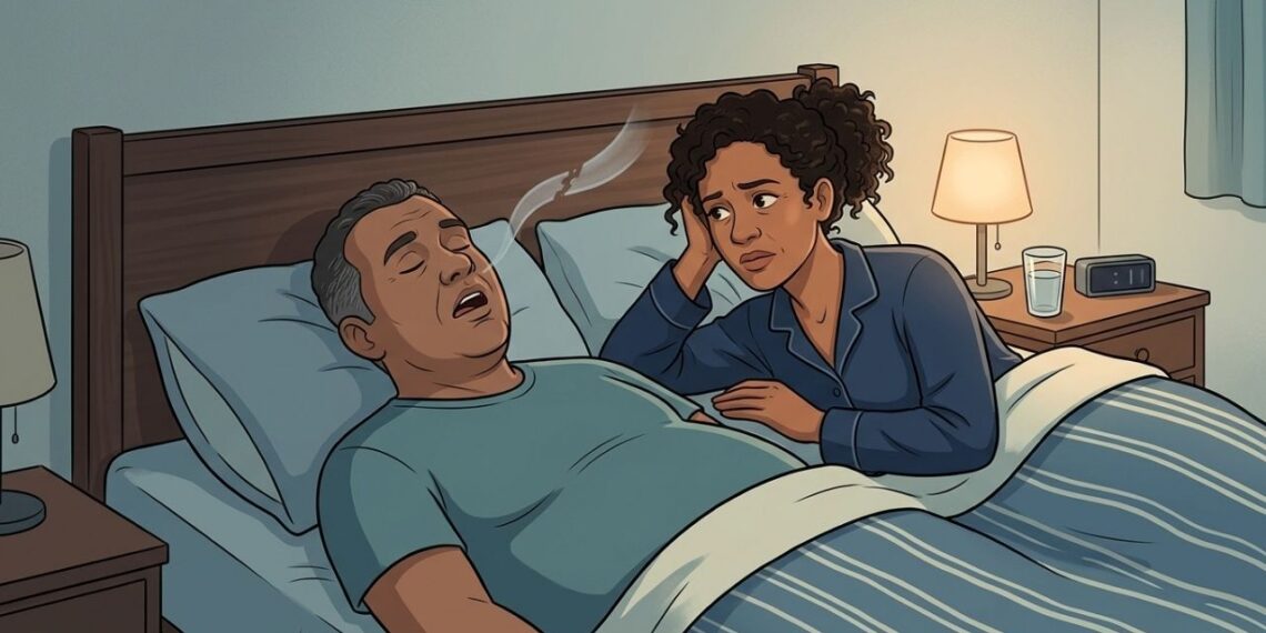 Ronco alto e pausas na respiração durante o sono podem afetar a pressão, o metabolismo e a saúde sexual masculina