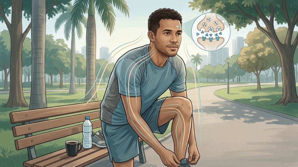 Café antes do treino reduz a percepção de esforço físico.