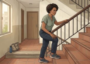 Como fortalecer os joelhos e reduzir as dores ao subir e descer escadas