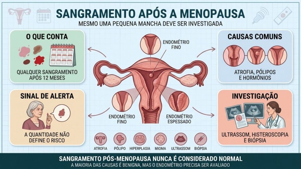 Causas comuns, sinais de alerta e exames orientam a investigação do endométrio.